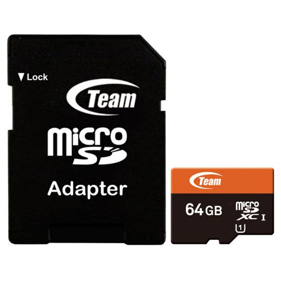  Зображення Карта пам'яті Team 64Gb microSDXC class 10 (TUSDX64GUHS03) 